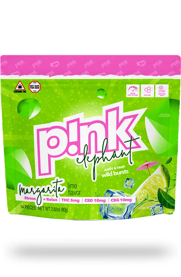 Margarita Lime Pink Elephant Edible Chews